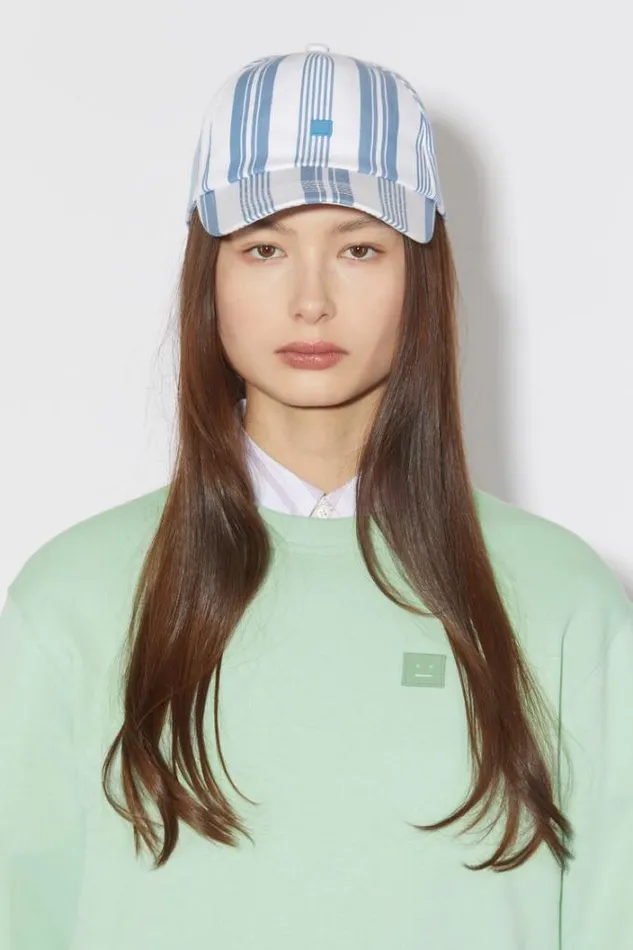 Acne Studios Sweatshirts Woman Crew Neck SweaterUnisex Soft Green