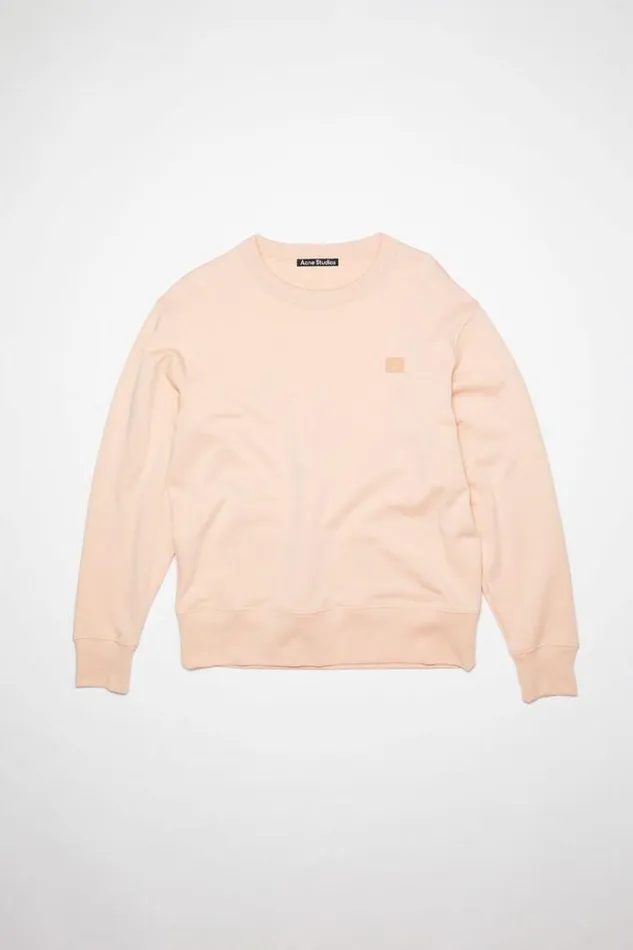 Acne Studios Sweatshirts Woman Crew Neck Sweatshirt Powder Pink