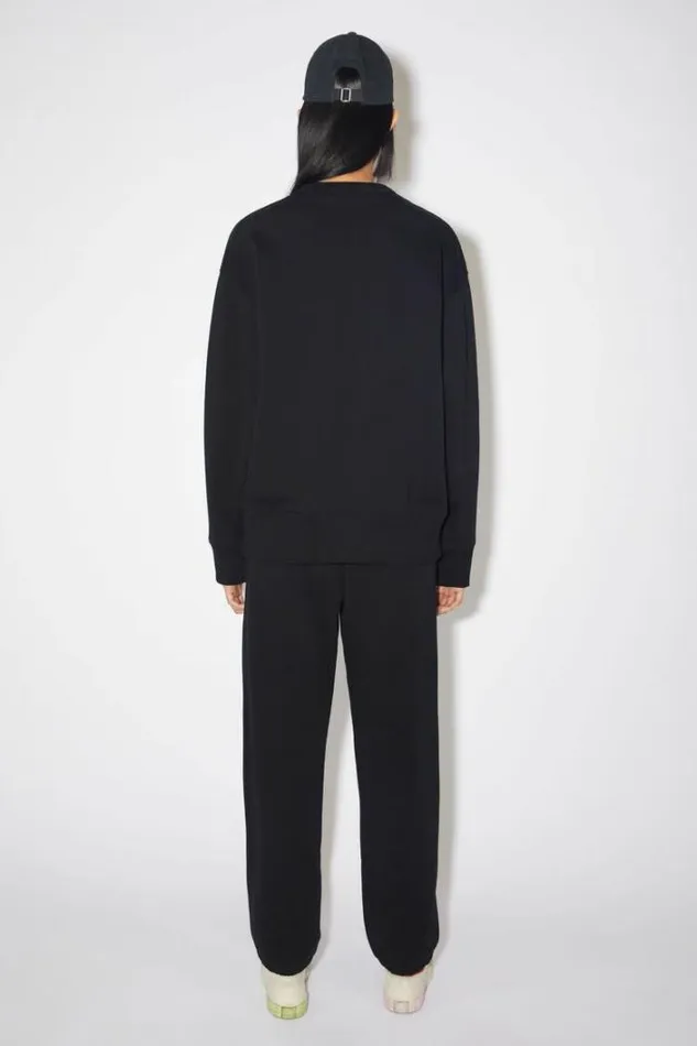 Acne Studios Sweatshirts Woman Crew Neck SweatshirtUnisex Black