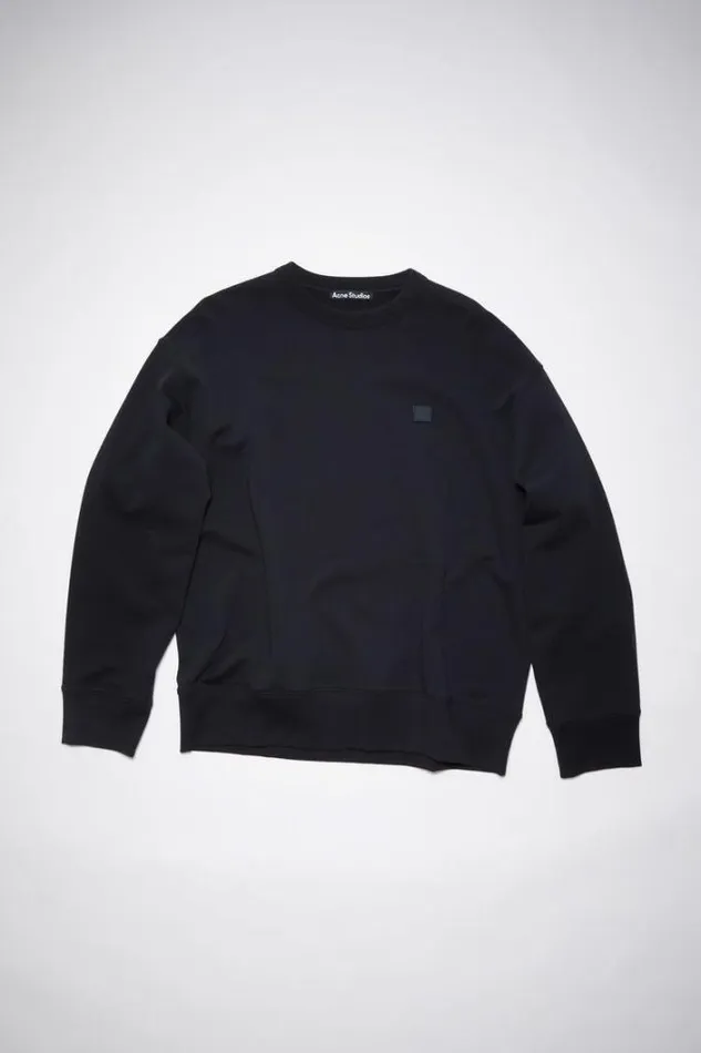 Acne Studios Sweatshirts Woman Crew Neck SweatshirtUnisex Black