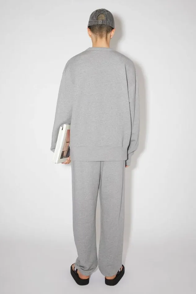 Acne Studios Sweatshirts Woman Crew Neck SweatshirtUnisex Light Grey Melange