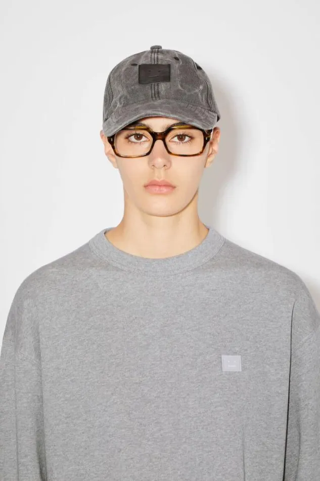 Acne Studios Sweatshirts Woman Crew Neck SweatshirtUnisex Light Grey Melange