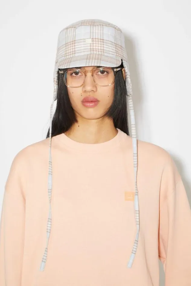 Acne Studios Sweatshirts Woman Crew Neck SweatshirtUnisex Powder Pink