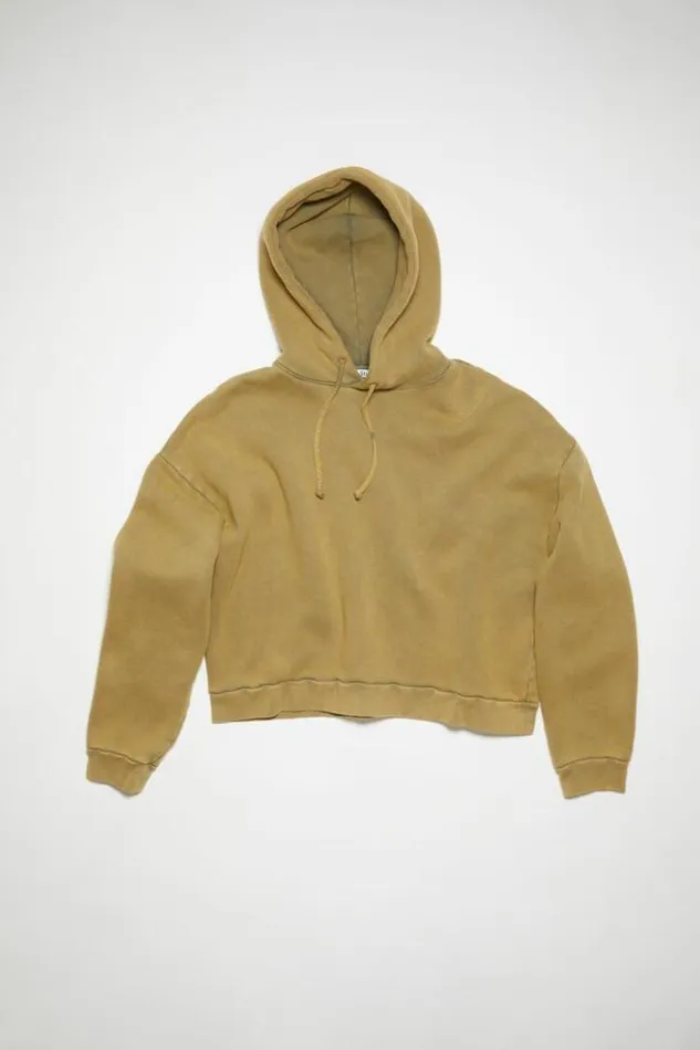 Acne Studios Sweatshirts Woman Hooded Sweater Sage Green