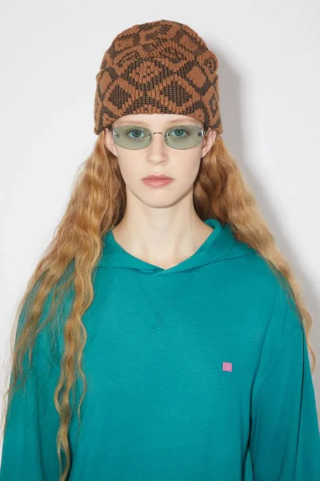 Acne Studios Sweatshirts Woman Hooded SweaterUnisex Sea Green