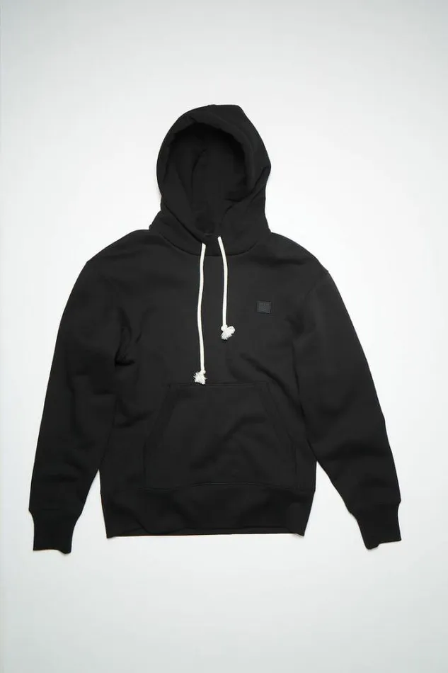 Acne Studios Sweatshirts Woman Hooded Sweatshirt Black