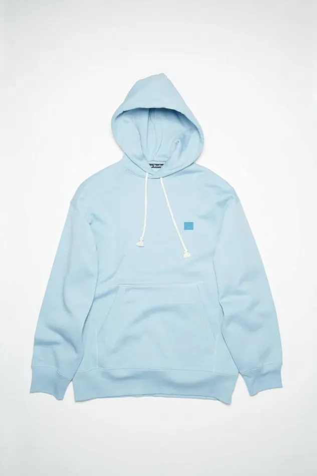 Acne Studios Sweatshirts Woman Hooded Sweatshirt Powder Blue
