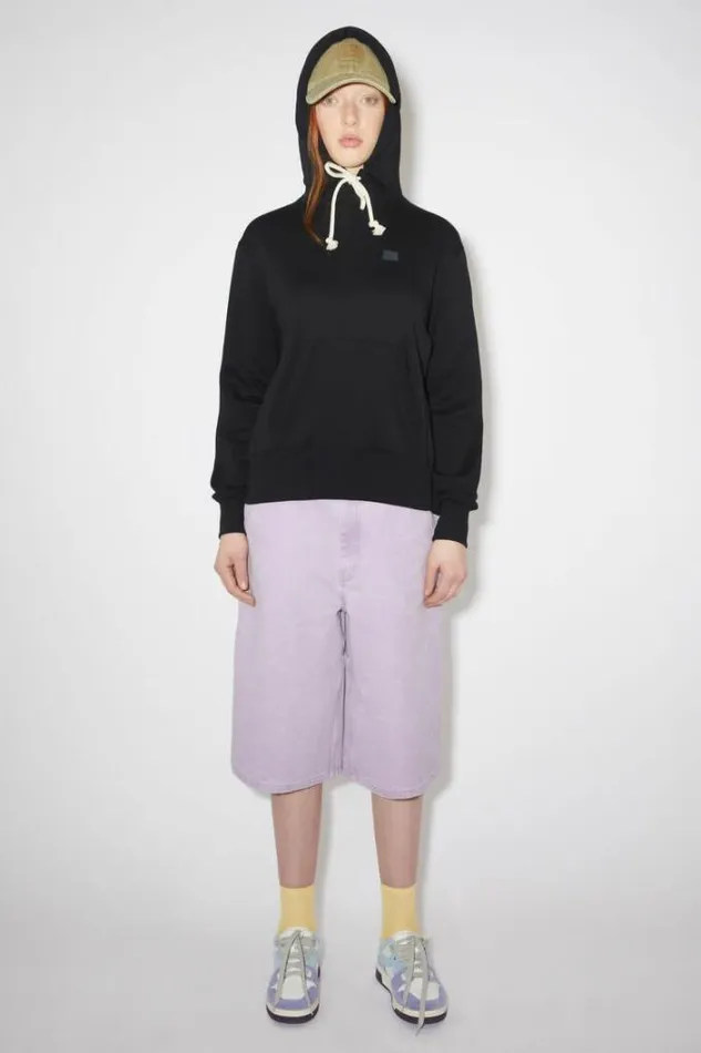 Acne Studios Sweatshirts Woman Hooded SweatshirtUnisex Black