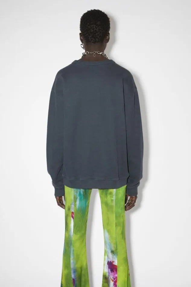 Acne Studios Sweatshirts Woman Stamp Logo Sweatshirt Black