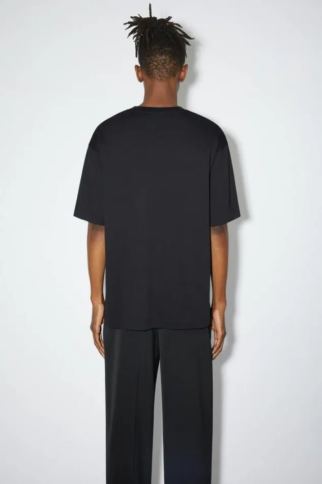 Acne Studios Tshirts Man Cotton Tshirt Black