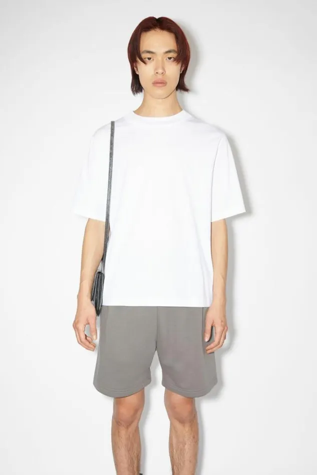 Acne Studios Tshirts Man Cotton Tshirt Optic White
