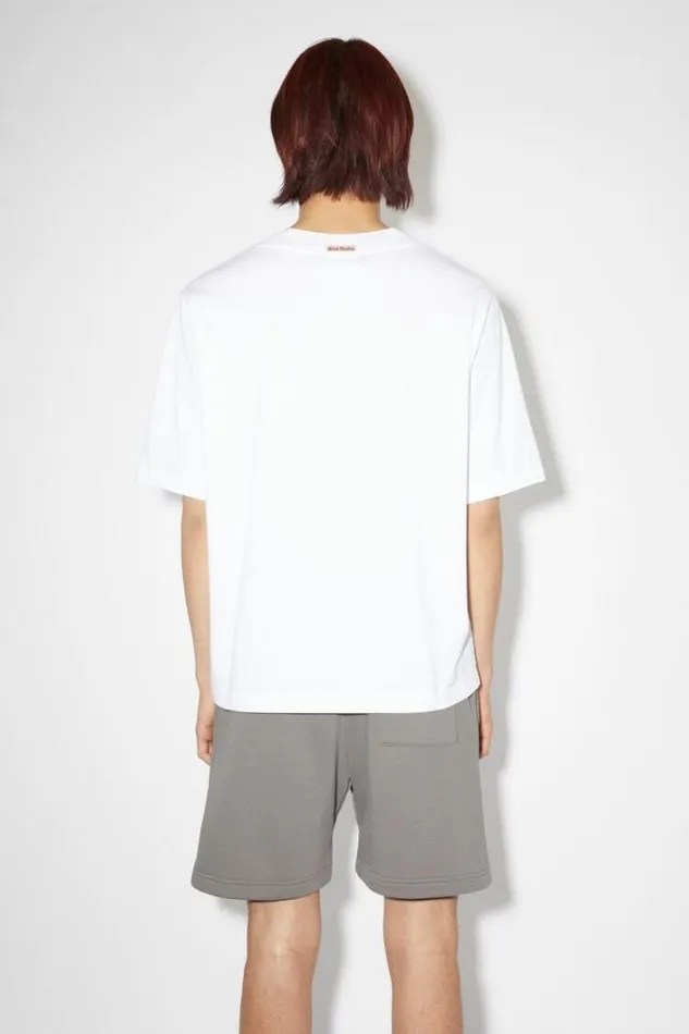 Acne Studios Tshirts Man Cotton Tshirt Optic White