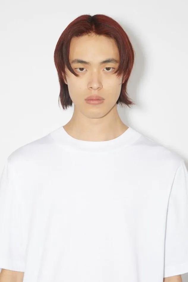 Acne Studios Tshirts Man Cotton Tshirt Optic White