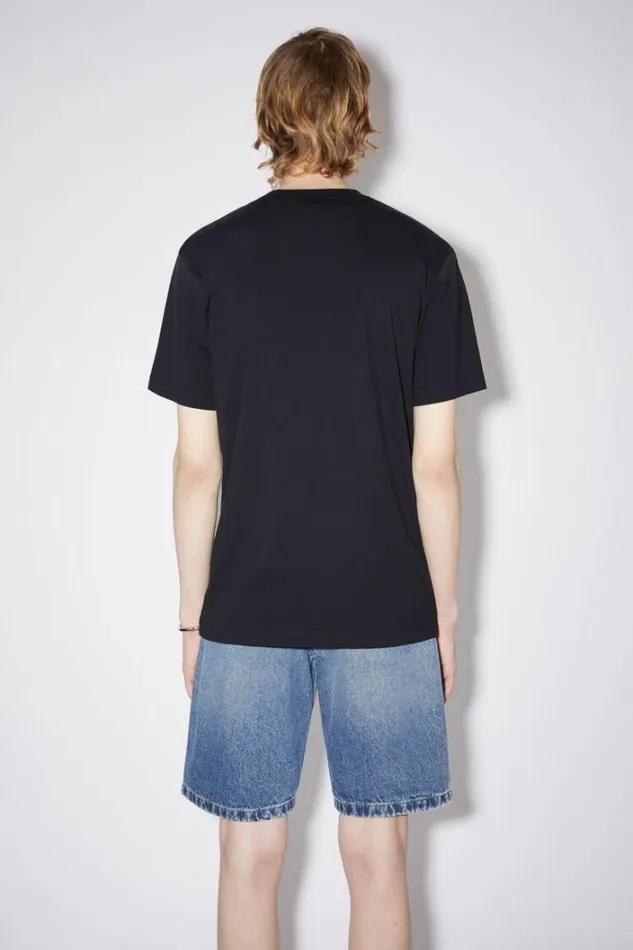 Acne Studios Tshirts Man Crew Neck Tshirt Black