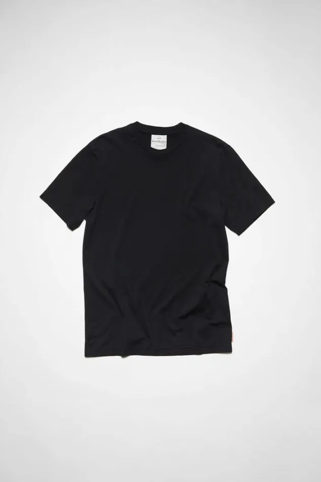 Acne Studios Tshirts Man Crew Neck Tshirt Black