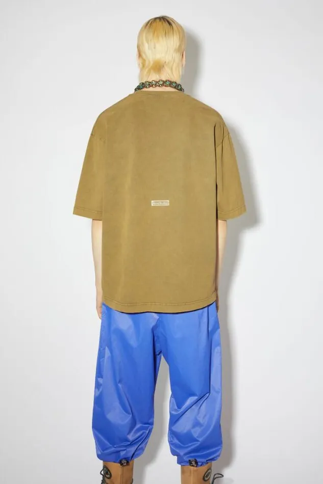 Acne Studios Tshirts Man Crew Neck Tshirt Sage Green