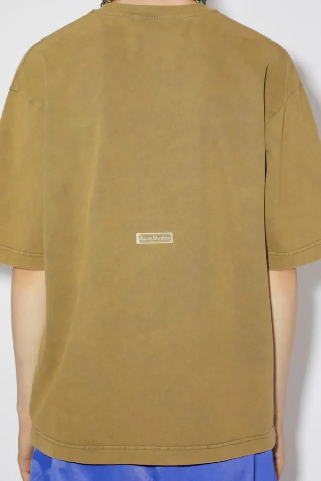 Acne Studios Tshirts Man Crew Neck Tshirt Sage Green
