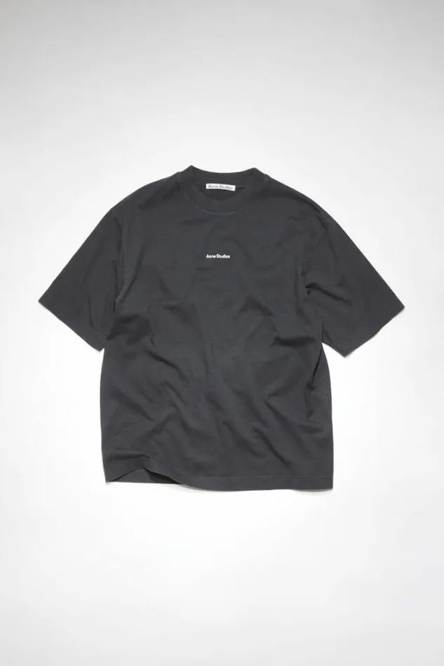 Acne Studios Tshirts Man Logo Tshirt Black