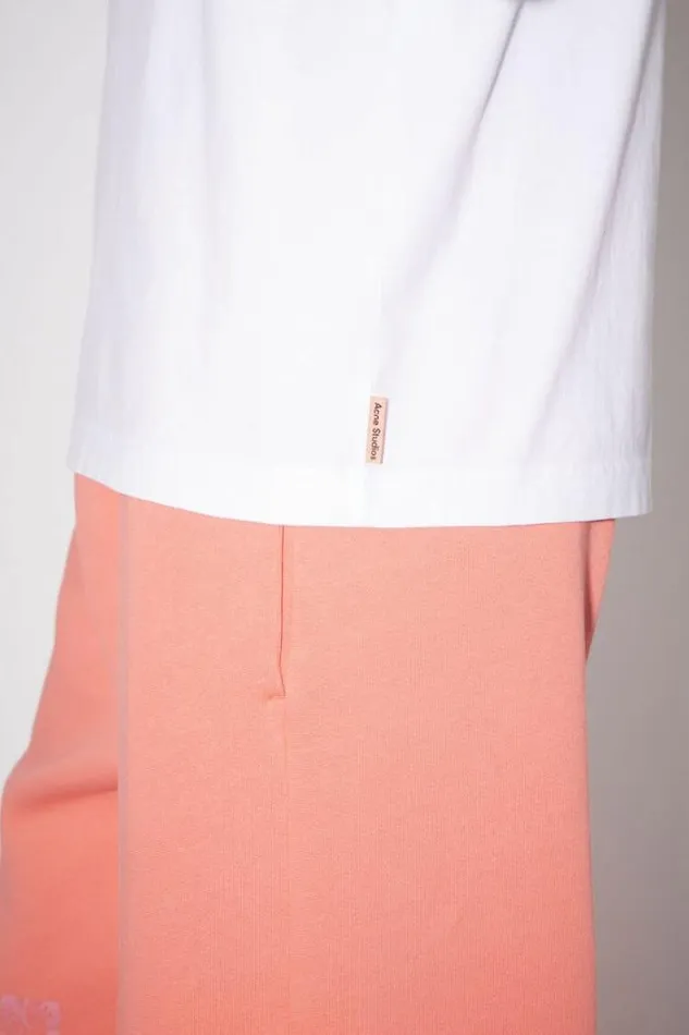 Acne Studios Tshirts Man Mock Neck Tshirt Optic White