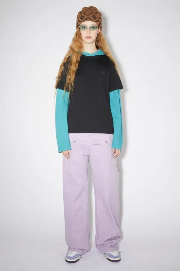 Acne Studios Tshirts Woman Crew Neck TshirtUnisex Black