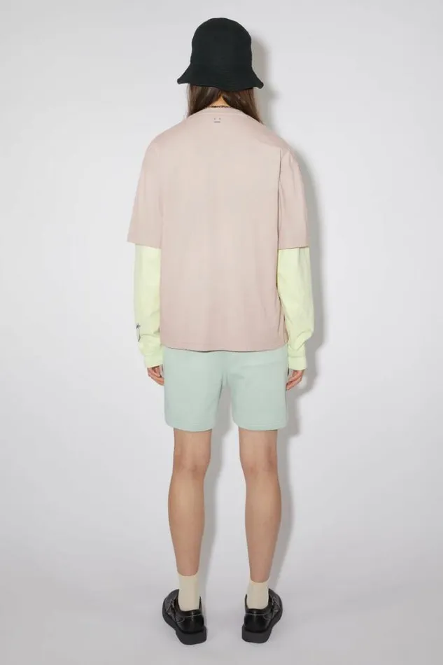 Acne Studios Tshirts Woman Crew Neck TshirtUnisex Dusty Beige