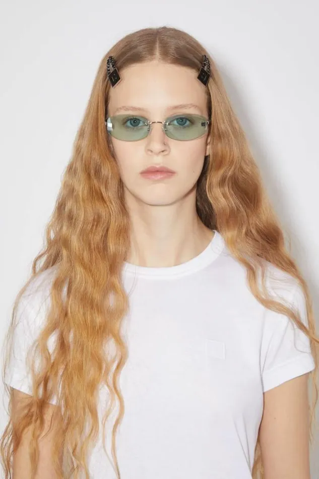 Acne Studios Tshirts Woman Crew Neck TshirtUnisex Optic White
