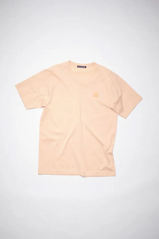 Acne Studios Tshirts Woman Crew Neck TshirtUnisex Powder Pink