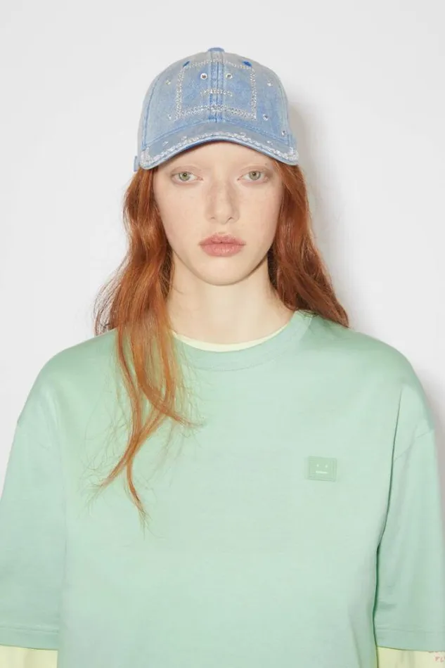 Acne Studios Tshirts Woman Crew Neck TshirtUnisex Soft Green