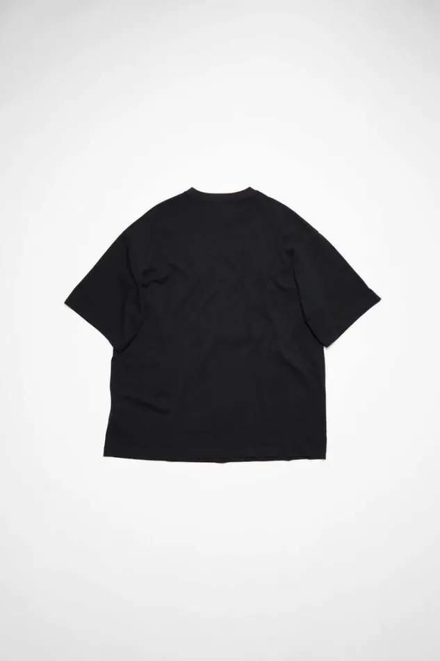 Acne Studios Tshirts Woman Printed Tshirt Black