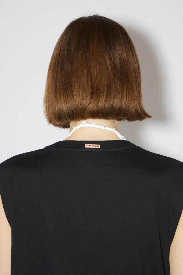 Acne Studios Tshirts Woman Sleeveless Tshirt Black