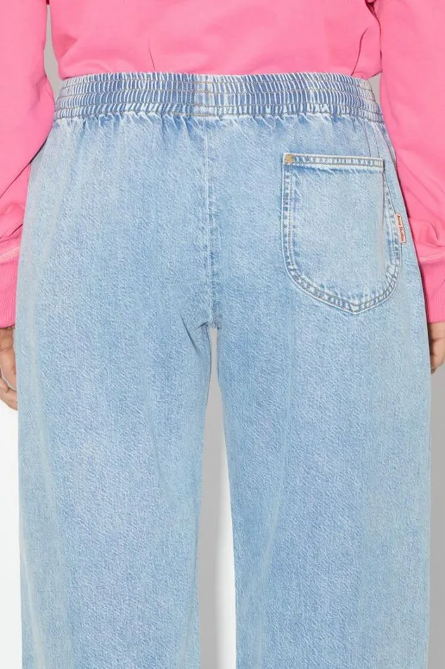 Acne Studios Trousers Man Denim Trousers Light Blue