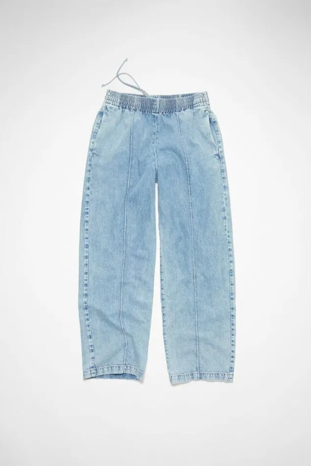 Acne Studios Trousers Man Denim Trousers Light Blue