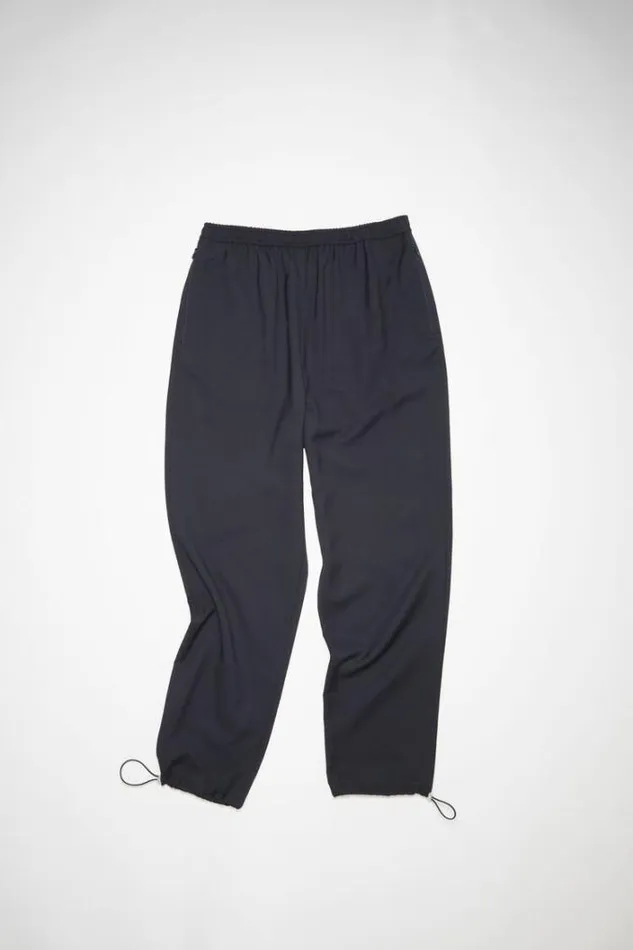 Acne Studios Trousers Man Jacquard Trousers Navy