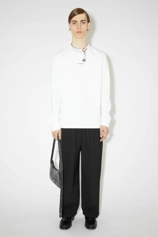Acne Studios Trousers Man Relaxed Fit Trousers Black
