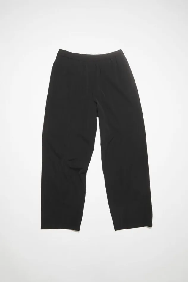 Acne Studios Trousers Man Relaxed Fit Trousers Black