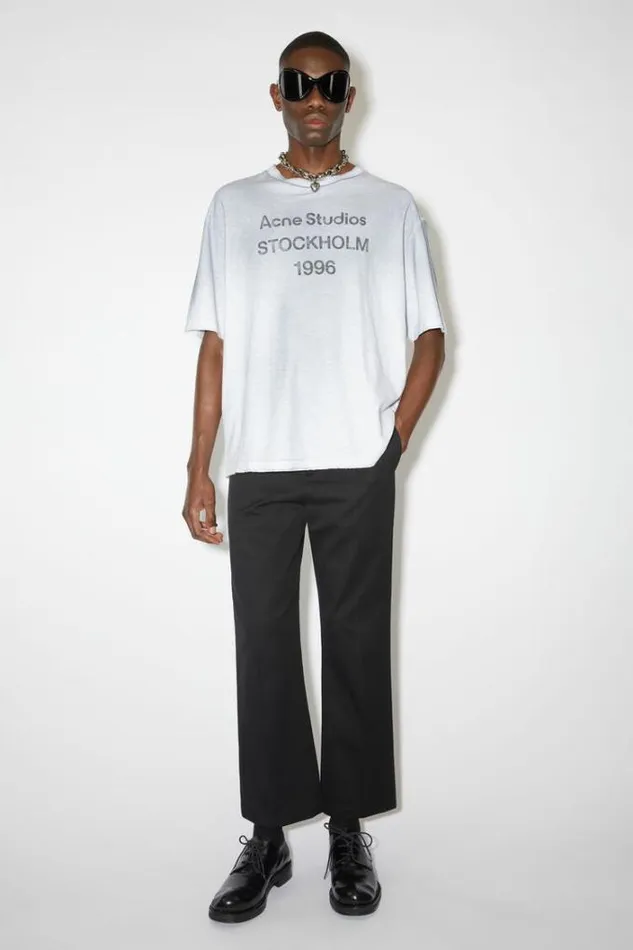 Acne Studios Trousers Man Twill Trousers Black