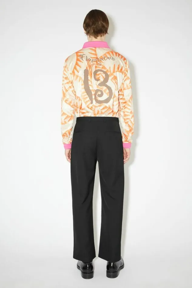 Acne Studios Trousers Man Wool Blend Trousers Black