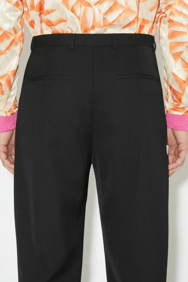 Acne Studios Trousers Man Wool Blend Trousers Black