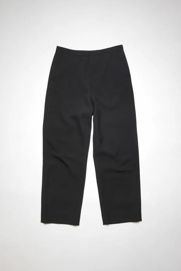 Acne Studios Trousers Man Wool Blend Trousers Black