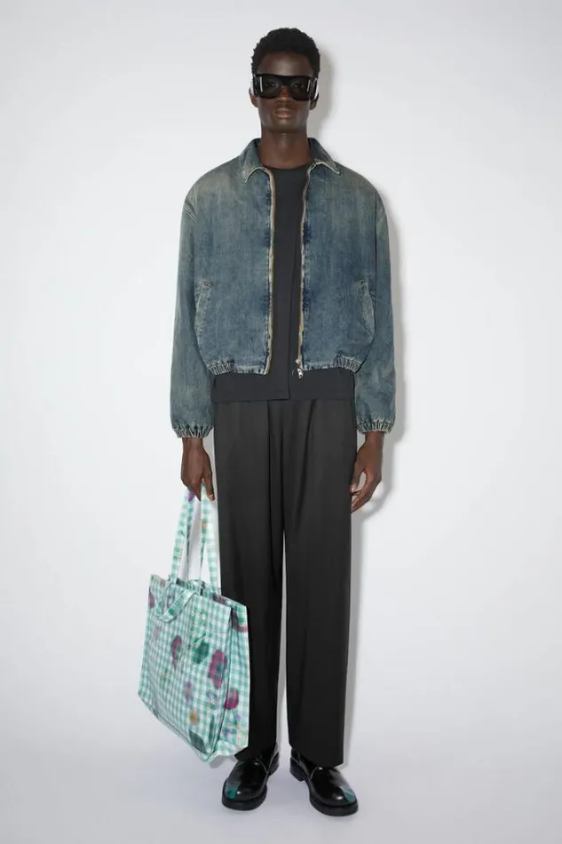 Acne Studios Trousers Man Wool Trousers Black