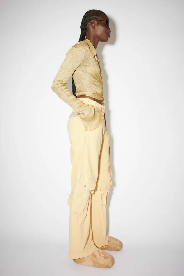 Acne Studios Trousers Woman Casual Trousers Beige