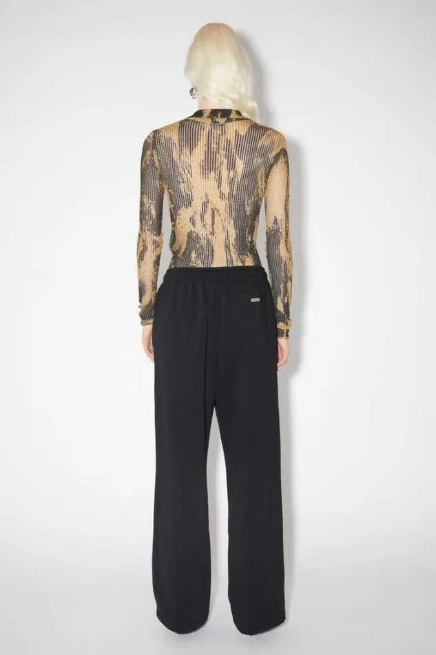 Acne Studios Trousers Woman Cotton Sweatpants Black