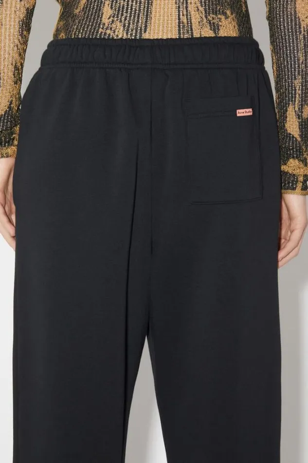 Acne Studios Trousers Woman Cotton Sweatpants Black