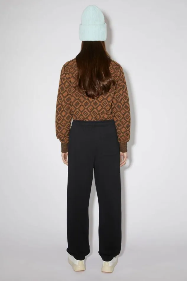 Acne Studios Trousers Woman Cotton SweatpantsUnisex Black