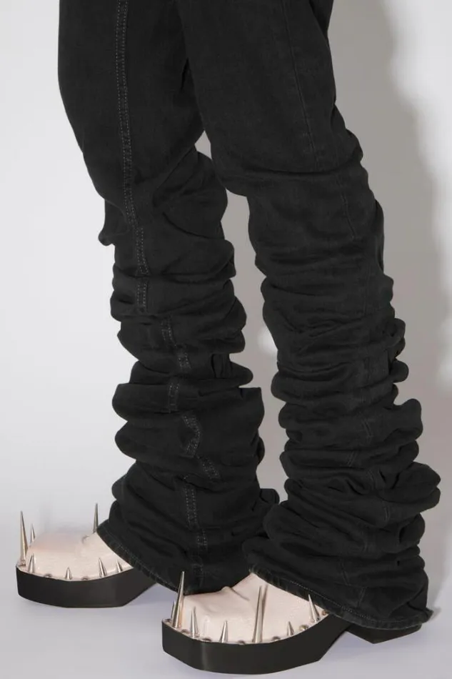 Acne Studios Trousers Woman Denim TrousersRunway Show Black