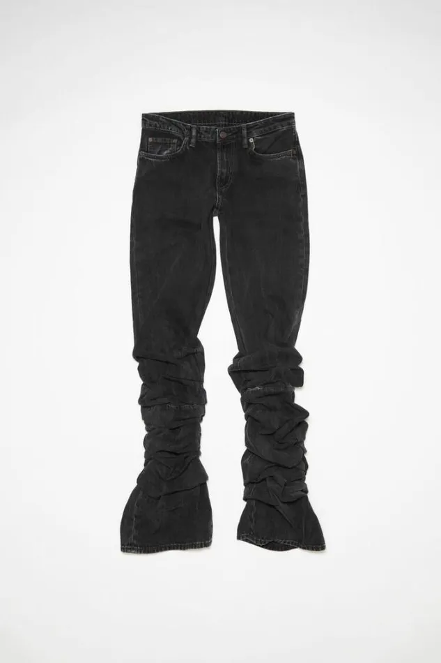 Acne Studios Trousers Woman Denim TrousersRunway Show Black
