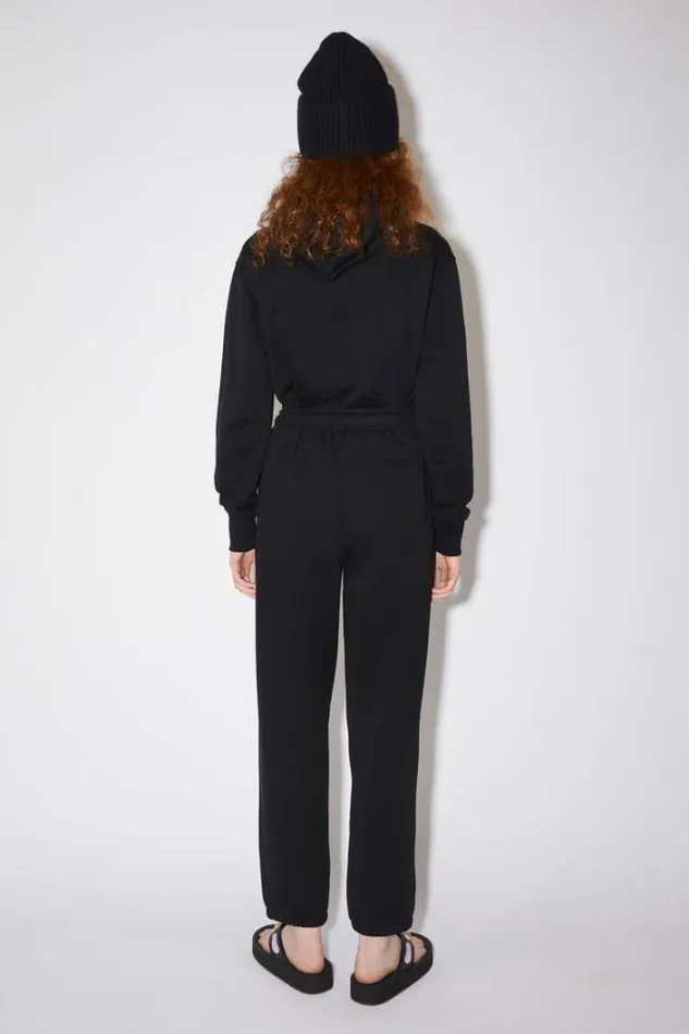 Acne Studios Trousers Woman Fleece SweatpantsUnisex Black