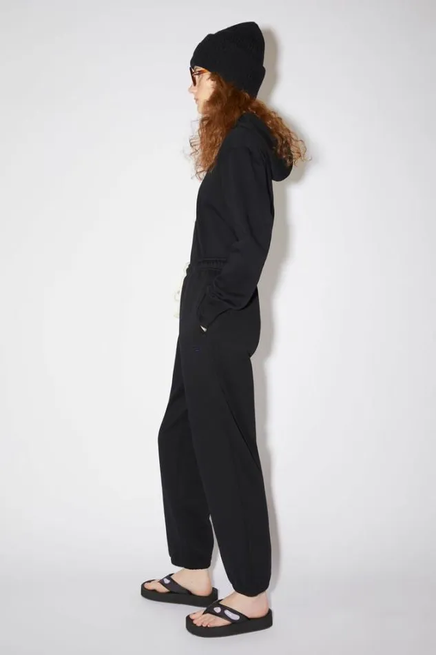 Acne Studios Trousers Woman Fleece SweatpantsUnisex Black
