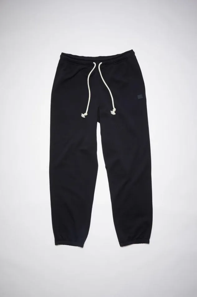 Acne Studios Trousers Woman Fleece SweatpantsUnisex Black