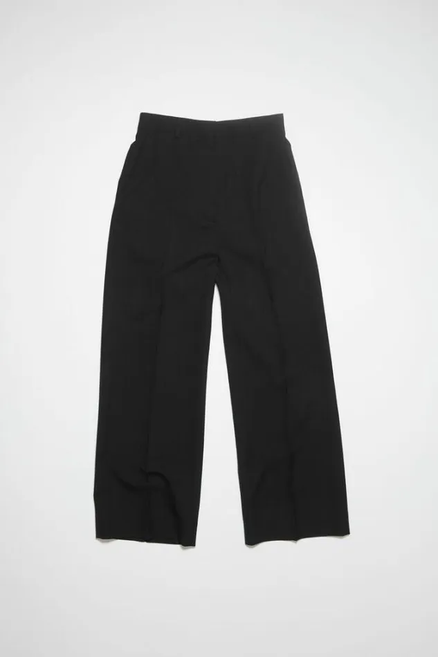 Acne Studios Trousers Woman Relaxed Tailored Trousers Black